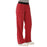 Medline Pacific ave Women's Stretch Fabric Wide Waistband Scrub Pants - Pacific ave Women's Wide Waistband Scrub Pants with Cargo Pocket, Size L Petite Inseam, Red - 5570REDLP