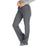 Medline Melrose ave Women's Stretch Fabric Boot Cut Scrub Pants - Melrose ave Women's Drawstring / Elastic Waist Boot Cut Scrub Pants with 3 Pockets, Size XL Petite Inseam, Charcoal - 5580CHRXLP