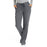 Medline Melrose ave Women's Stretch Fabric Boot Cut Scrub Pants - Melrose ave Women's Drawstring / Elastic Waist Boot Cut Scrub Pants with 3 Pockets, Size XL Petite Inseam, Charcoal - 5580CHRXLP