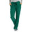 Medline Melrose ave Women's Stretch Fabric Boot Cut Scrub Pants - Melrose ave Women's Drawstring / Elastic Waist Boot Cut Scrub Pants with 3 Pockets, Size S Petite Inseam, Hunter Green - 5580HTRSP