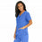 Medline Park Ave Women's Stretch Fabric Mock Wrap Scrub Top with Pockets - Park ave Women's Mock Wrap Scrub Top with 2 Pockets, Size L, Ceil Blue - 5587CBLL