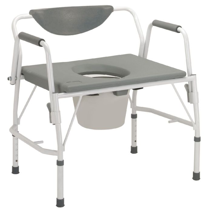 Drive Bariatric Drop-Arm Commode