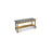 Hausmann Standard H-Brace Treatment Table with Shelf