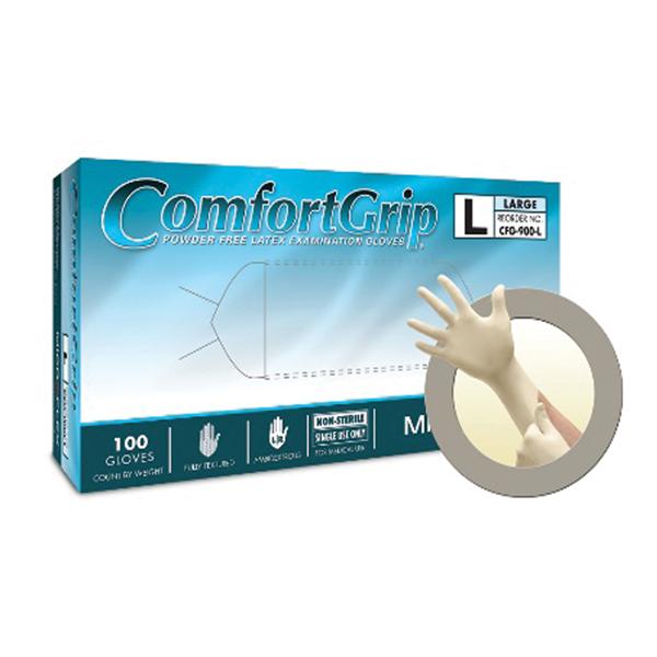Microflex  Gloves Exam ComfortGrip PF Latex 9.5 in XS Natural 100/Bx, 10 BX/CA (CFG-900-XS)