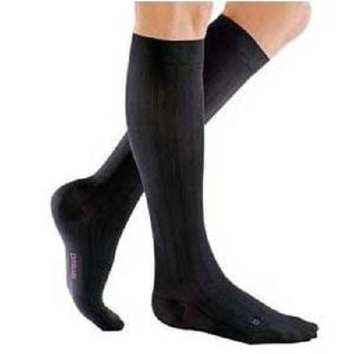 Mediven Classic & Select Men's Calf-High Compression Socks, Size 4 Standard, Black