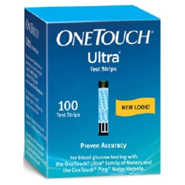 Lifescan OneTouch Ultra Blood Glucose Test Strip 100 Count 100/Bx, 24 BX/CA (2289502)