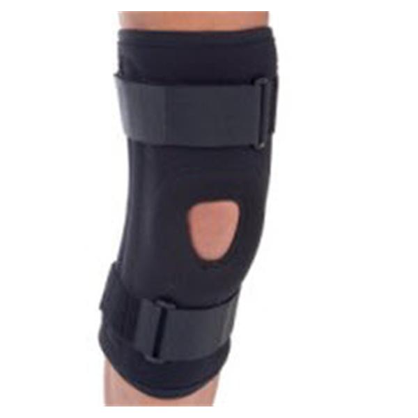 United Ortho Brace Adult Knee Neoprene Black Size Large 1/Ea