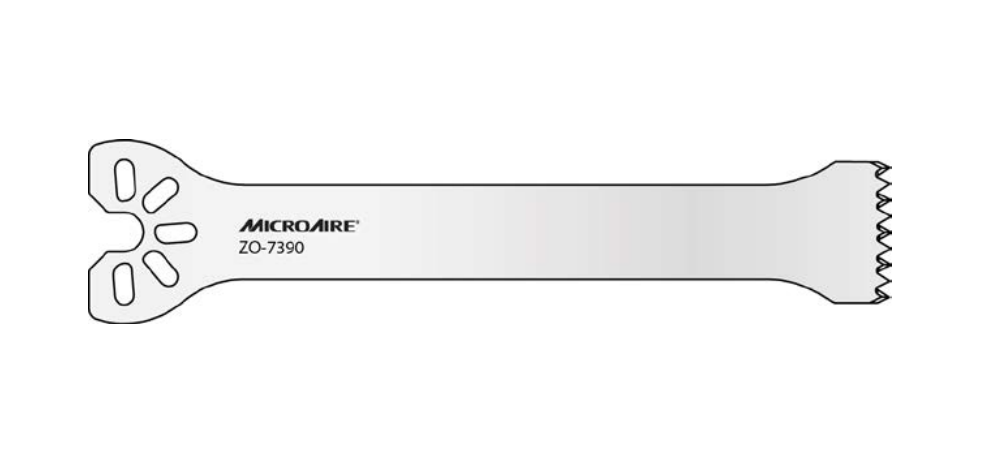 Microaire Surgical Oscillating Blades - BLADE, SAW, OSC, LARGE, 19MMX90MMX1.35MM - ZO-7390
