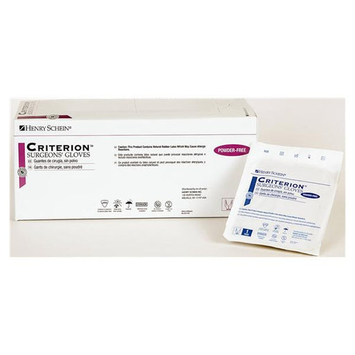 Henry Schein  Gloves Surgical Criterion Powder-Free Ltx 6 Strl Natural 50Pr/Bx, 4 BX/CA (5700636)