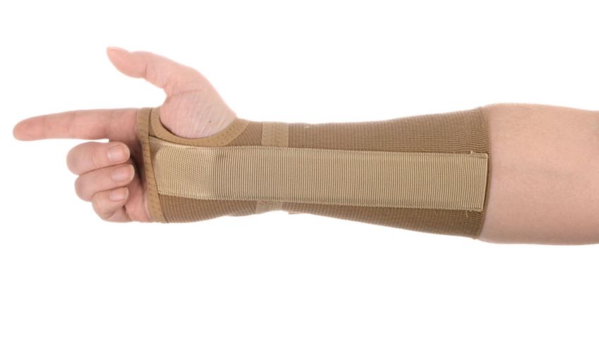 Long Elastic Wrist Support