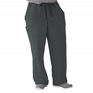Medline Illinois Avenue Men's Athletic Cargo Scrub Pants with 7 Pockets - Illinois ave Men's Athletic Cargo Scrub Pants with 7 Pockets, Size L Regular Inseam, Charcoal - 5800CHRL