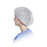 Medline Industries  Cap Bouffant Boundary 24 in White 500/Ca