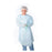 Medline Industries  Gown Isolation X-Large Blue 75/Ca
