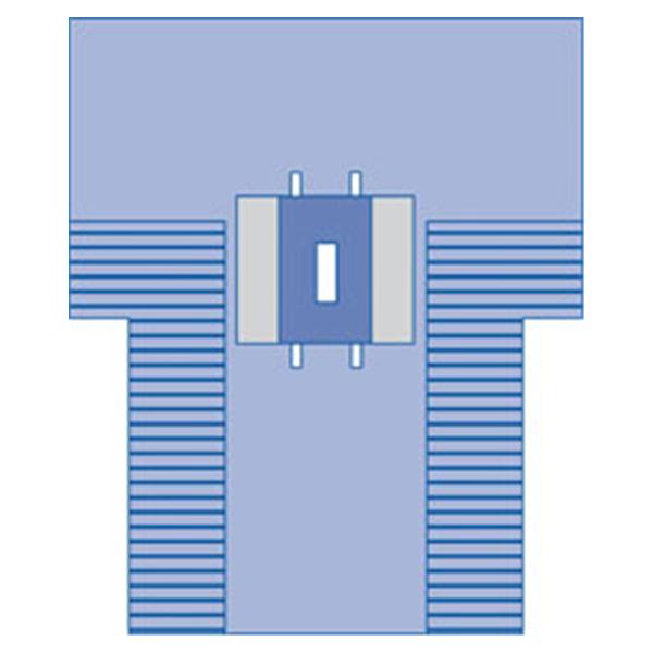 Medline Industries  Drape Laparotomy 4x12" Fenestrated 12x121x78" Sterile 12/Ca