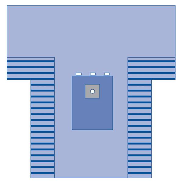 Medline Industries  Drape Extremity Surgical 2-1/2" Fenestrated 121x128x9" Strl 6/Ca