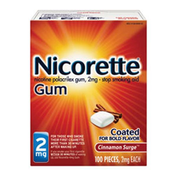 GSK Consumer Healthcare Nicorette Smoking Cessation Gum 2mg Oral Cinna