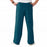 Medline Newport ave Unisex Stretch Fabric Scrub Pants with Drawstring - Newport ave Unisex Drawstring Waist Scrub Pants with 3 Pockets, Size XL Petite Inseam, Caribbean Blue - 5900CRBXLP
