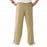 Medline Newport ave Unisex Stretch Fabric Scrub Pants with Drawstring - Newport ave Unisex Drawstring Waist Scrub Pants with 3 Pockets, Size M Regular Inseam, Khaki - 5900KHKM