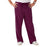 Medline Newport ave Unisex Stretch Fabric Scrub Pants with Drawstring - Newport ave Unisex Drawstring Waist Scrub Pants with 3 Pockets, Size 2XL Tall Inseam, Wine - 5900WNEXXLT