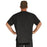 Medline Fifth ave Unisex Stretch Fabric V-Neck Scrub Top with 1 Pocket - Fifth ave Unisex V-Neck Scrub Top with 1 Pocket, Size M, Black - 5910BLKM