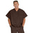 Medline Fifth ave Unisex Stretch Fabric V-Neck Scrub Top with 1 Pocket - Fifth ave Unisex V-Neck Scrub Top with 1 Pocket, Size M, Chocolate - 5910CHCM