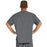 Medline Fifth ave Unisex Stretch Fabric V-Neck Scrub Top with 1 Pocket - Fifth ave Unisex V-Neck Scrub Top with 1 Pocket, Size 5XL, Charcoal - 5910CHR5XL