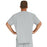 Medline Fifth ave Unisex Stretch Fabric V-Neck Scrub Top with 1 Pocket - Fifth ave Unisex V-Neck Scrub Top with 1 Pocket, Size 3XL, Light Gray - 5910GRYXXXL