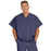 Medline Fifth ave Unisex Stretch Fabric V-Neck Scrub Top with 1 Pocket - Fifth ave Unisex V-Neck Scrub Top with 1 Pocket, Size XS, Navy - 5910NVYXS