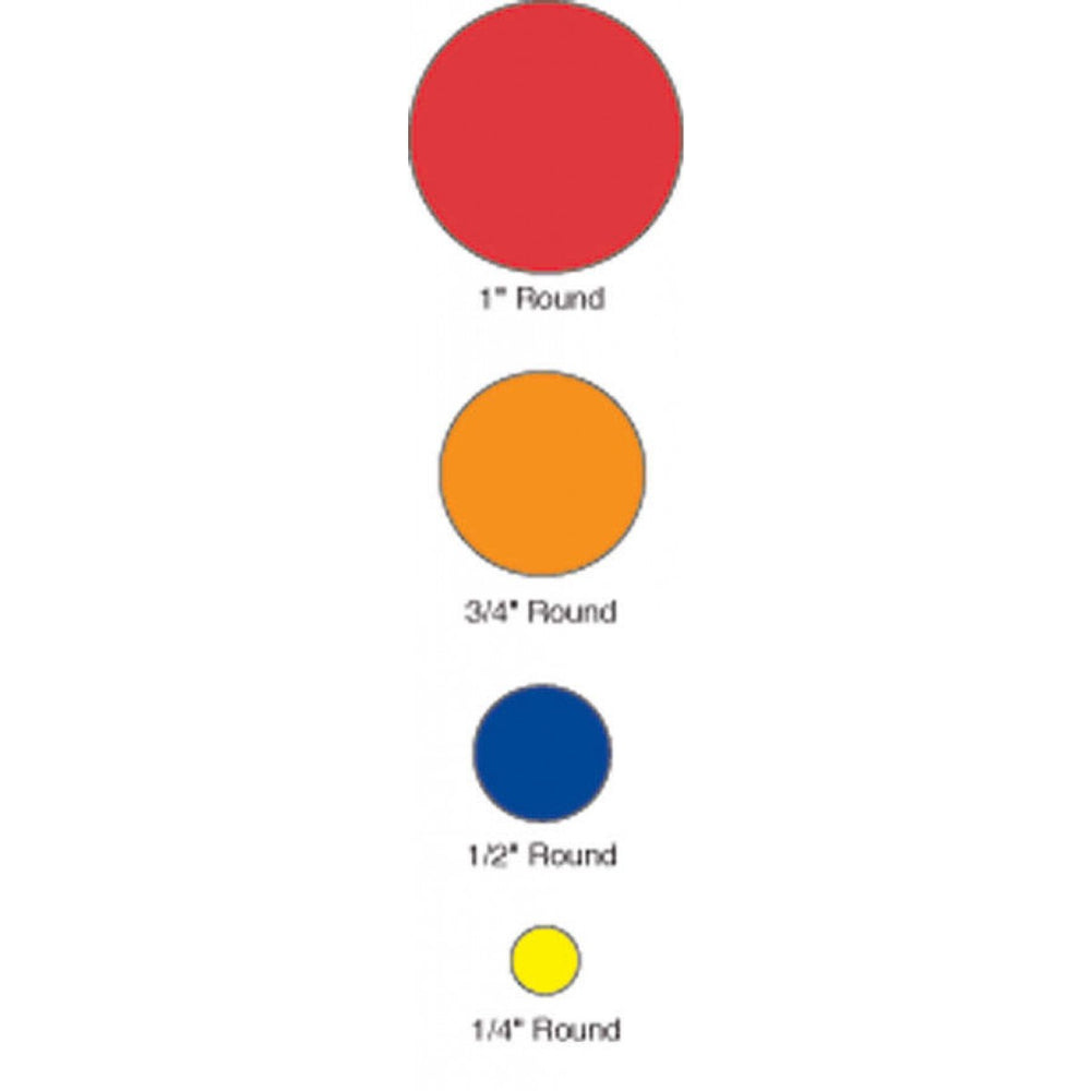 Fluorescent Pink 1" 1000/Roll