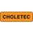Label Paper Permanent Choletec 1 1/4" X 3/8" Fl. Orange 1000 Per Roll