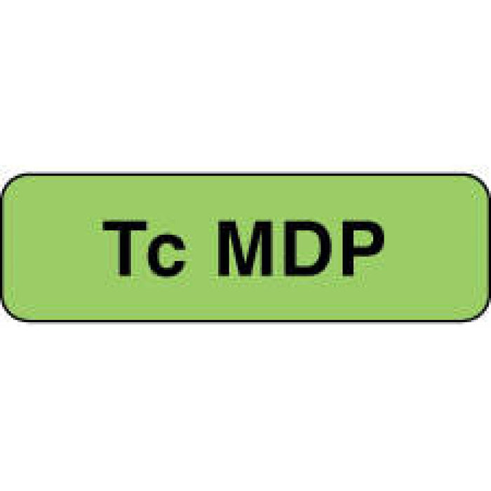 Label Paper Permanent Tc Mdp 1 1/4" X 3/8" Fl. Green 1000 Per Roll