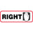 Label Paper Permanent Right 1 1/2" X 1/2" White With Red 1000 Per Roll