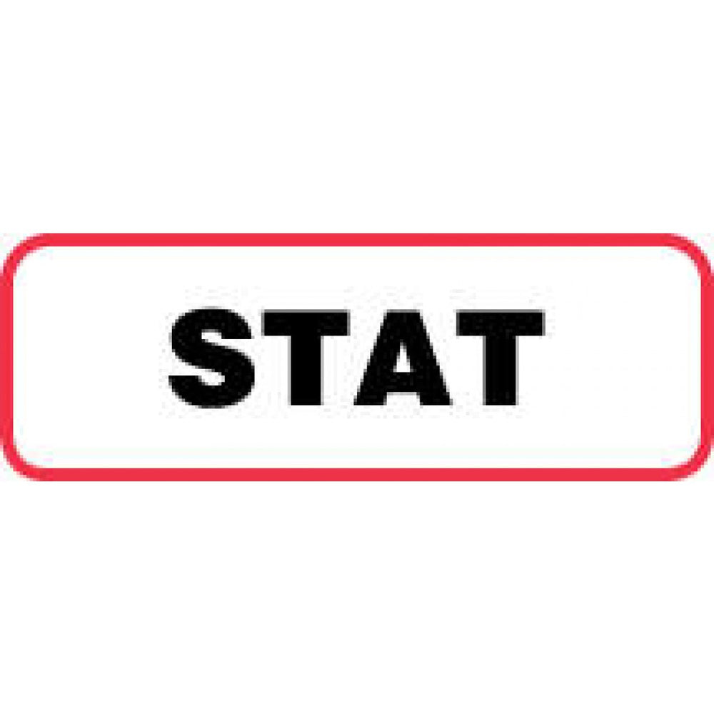 Lab Communication Label (Paper, Permanent) Stat 1 1/2