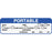 Label Paper Permanent Portable Date Time 2 7/8" X 7/8" White With Blue 1000 Per Roll