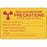 Label Paper Permanent Nuclear Medicine 3" X 2" Yellow 500 Per Roll