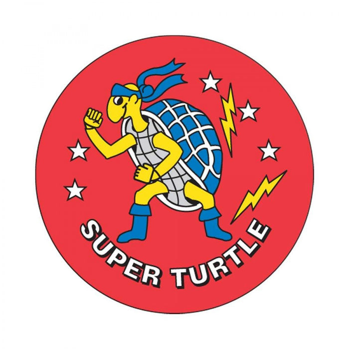Label Pediatric Award Sticker Paper Permanent Super Turtle Red 250 Per Roll
