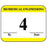 Label Synthetic Permanent Biomedical Engineering 1" 1/4" X 1 White With Yellow 1000 Per Roll