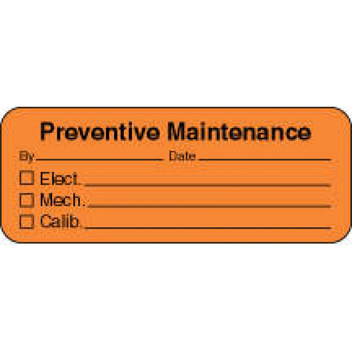 Label Paper Removable Preventative Main 2 1/4