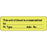 Label Paper Permanent This Unit Of Blood Is 2 7/8" X 7/8" Fl. Yellow 1000 Per Roll