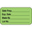 Label Paper Permanent Date Prep. ___ 1 5/8" X 7/8" Fl. Green 1000 Per Roll