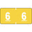 Ames Compatible Color-Code Label Numeric Compatible Series 1 1/2" X 3/4" 1000/Roll