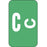 Smead Compatible Acc Color-Code Label Alphabetical Compatible Series 1" X 1 5/8" 500/Roll