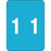 Smead Compatible Xlcc Color-Code Label Numeric Compatible Series 1 1/2" X 2" 500/Roll