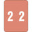 Smead Compatible Xlcc Color-Code Label Numeric Compatible Series 1 1/2" X 2" 500/Roll