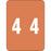 Smead Compatible Xlcc Color-Code Label Numeric Compatible Series 1 1/2" X 2" 500/Roll