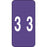 Smead Compatible Lcc Color-Code Label Numeric Compatible Series 1" X 2" 500/Roll