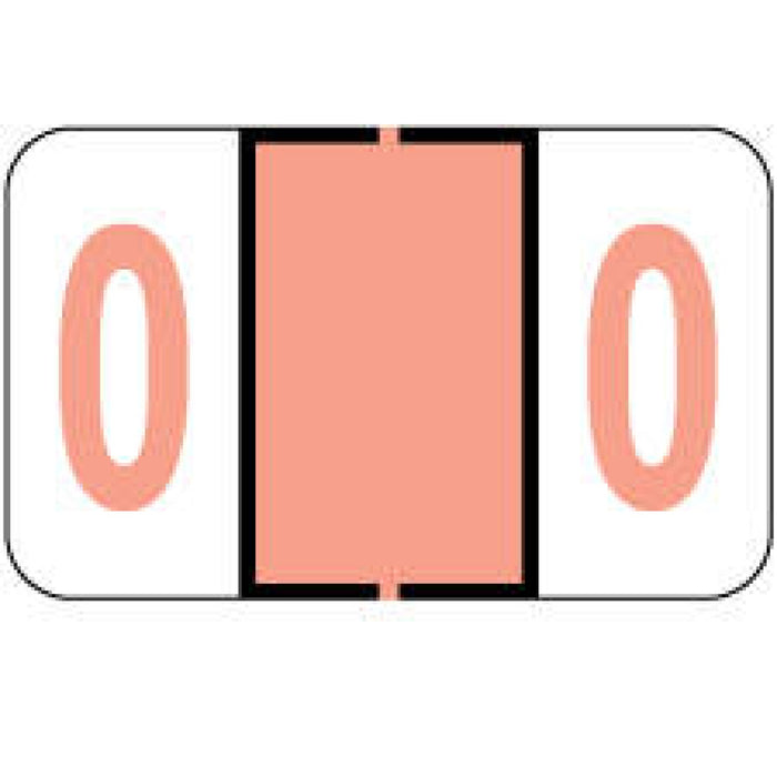 Ual Compatible Ident-A-File Color-Code Label Numeric Compatible Series 1 5/8" X 1" 500/Roll