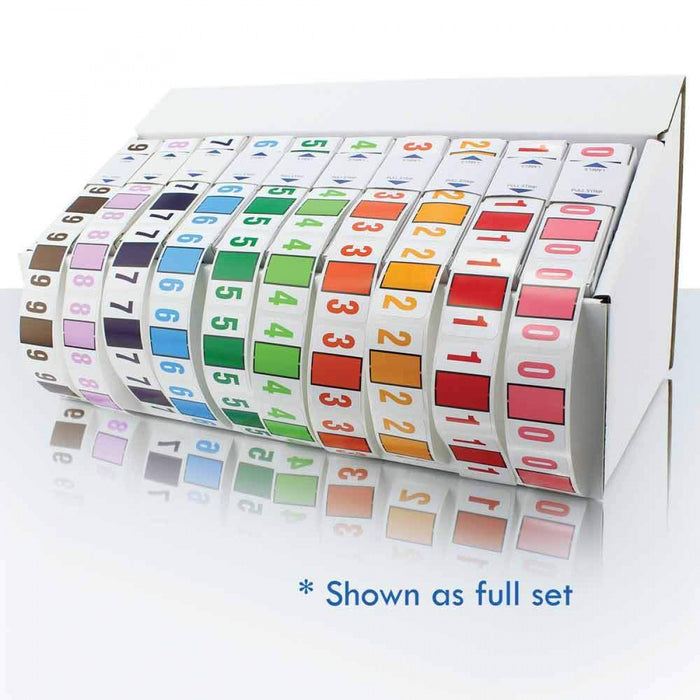 Ual Compatible Ident-A-File Color Code Label Numeric