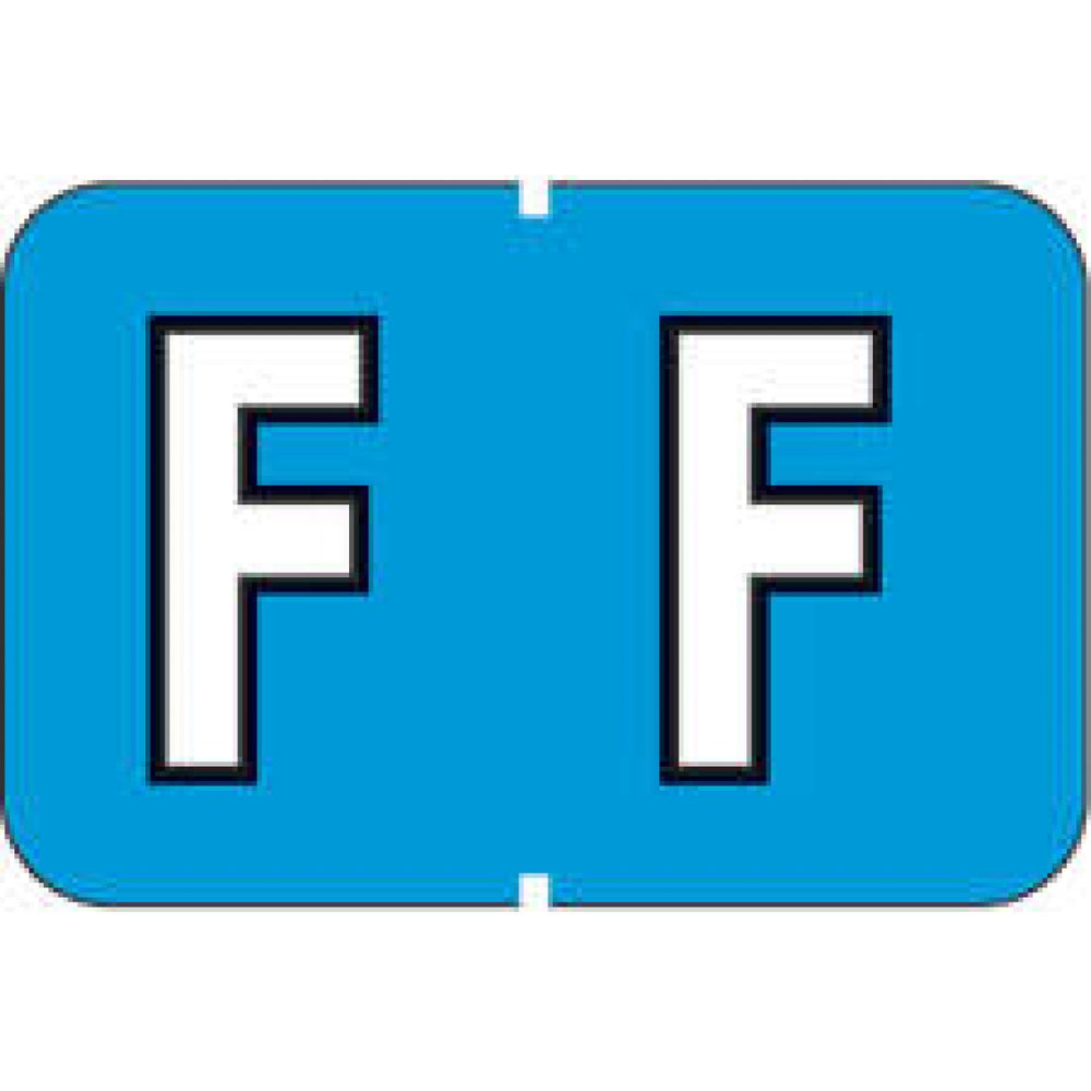 Barkley Compatible Color-Code Label Polylaminatedabkm Alphabetical Compatible Series 1 1/2"W X 1"H 500/Roll