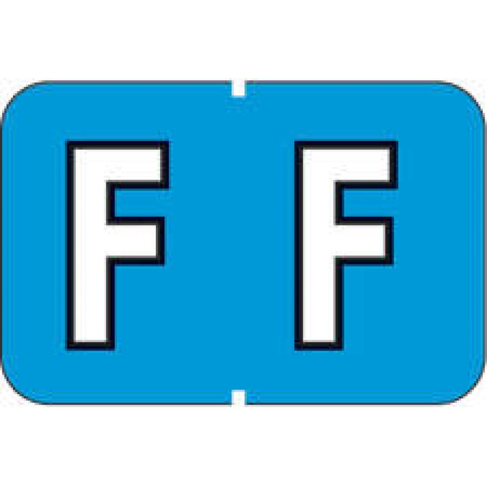 Barkley Compatible Color-Code Label Polylaminatedabkm Alphabetical Compatible Series 1 1/2"W X 1"H 500/Roll